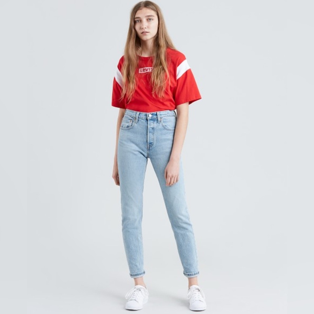 LIKE NEW Levi's 501 Skinny Jean Tango Light W28 L30